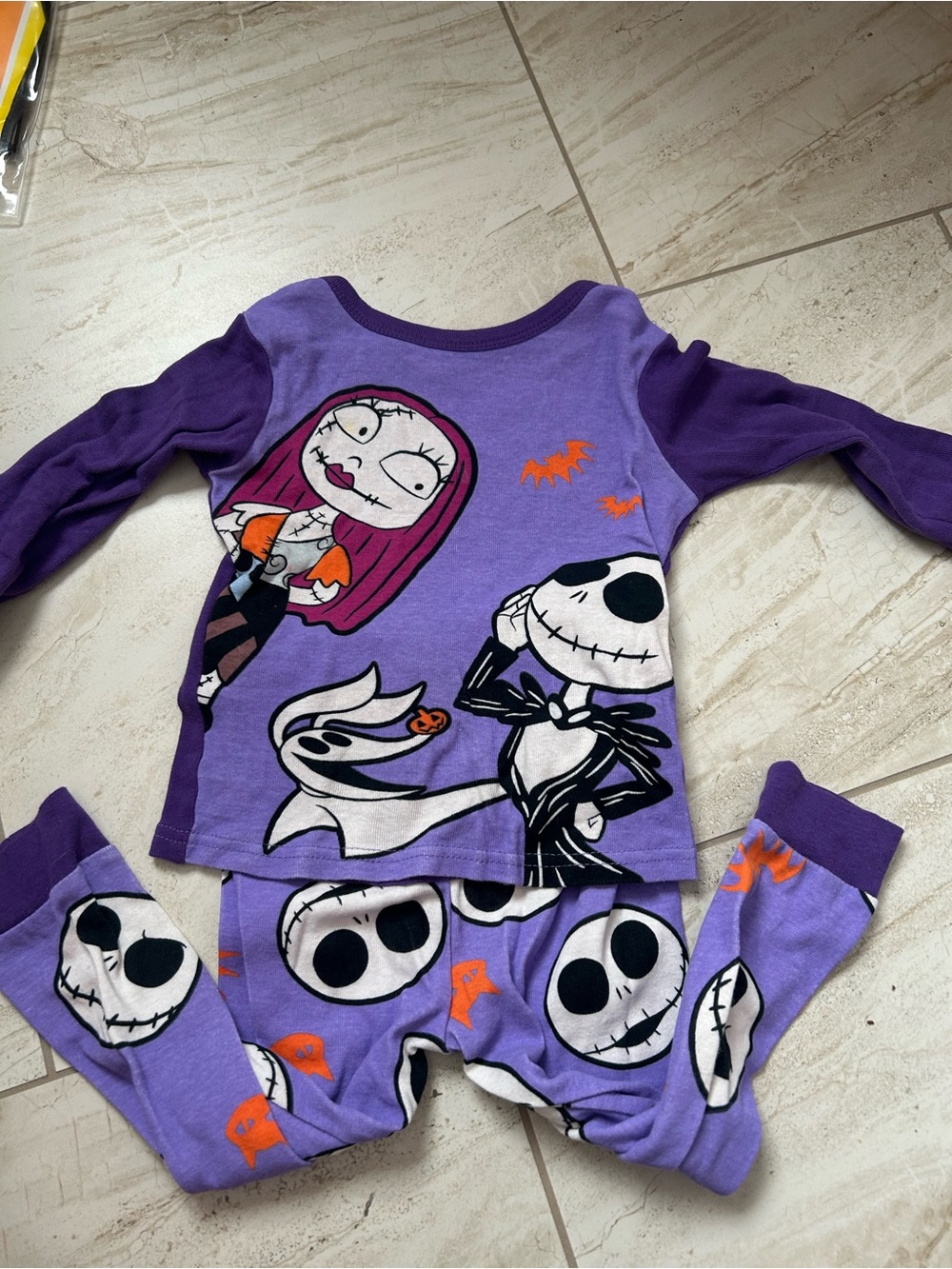 Disney Pajama Set Jack & Sally Nightmare Before Christmas